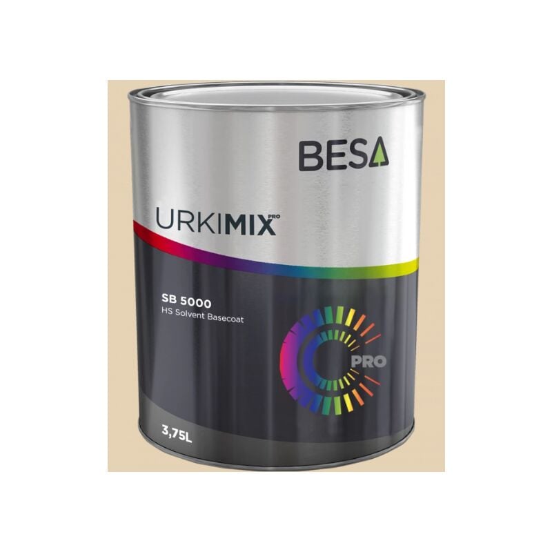 Pot de peinture Polyuréthane / bi composant Ivoire Clair ral 1015 Brillant - 1000 ml