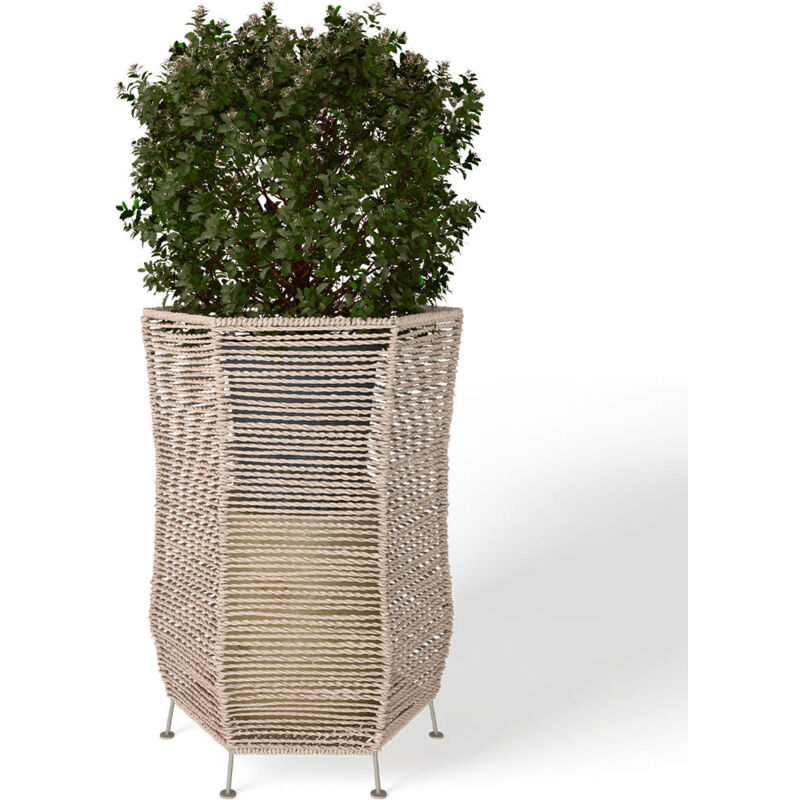 Pot de Sol Rond - Style Boho - Bohemian Naturel