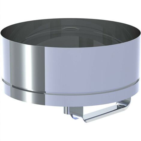 Pot de suie amovible avec évacuation des condensats Ø 180 mm