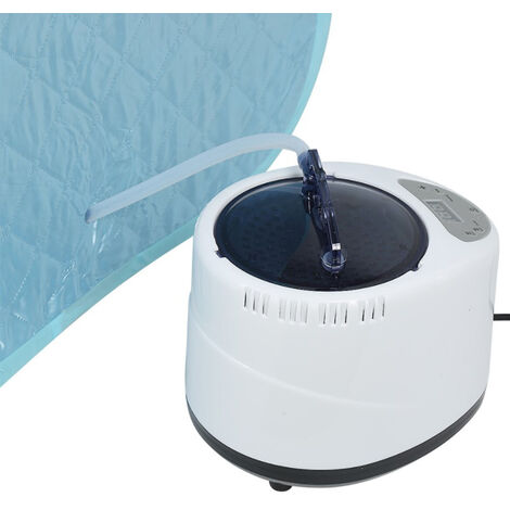 Pot de vapeur portable pour sauna 2L,1500W Sauna Steamer Mist Générateur de vapeur hydratant Évaporateur de pot de vapeur avec affichage de la température de la minuterie