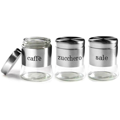Pot de verre Silver, lot de 3 très utiles
