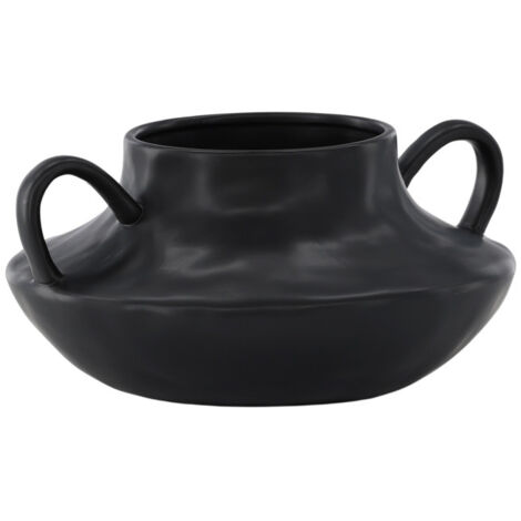 Pot Design en Céramique "Holda" 31cm Noir
