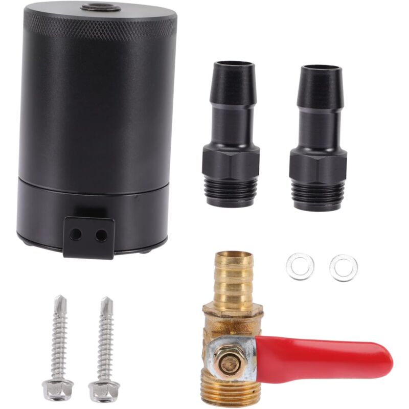 Pot d'huile de machine de ventilation de voiture, pot de récupération d'huile d'échappement à deux trous