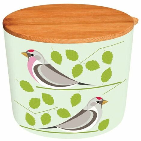 Pot en bambou - Oiseaux