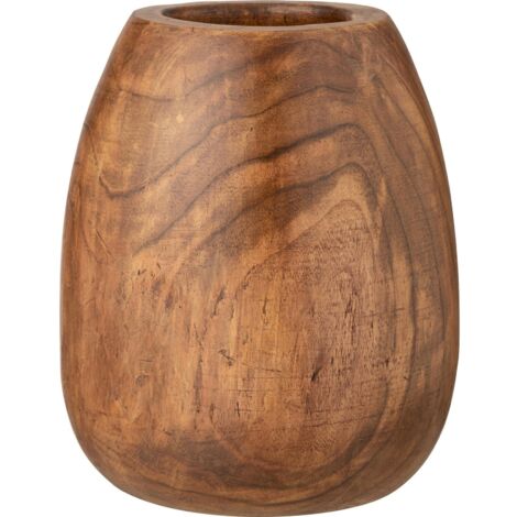 Pot en bois marron élégant pour une touche naturelle chic - Bois marron naturel