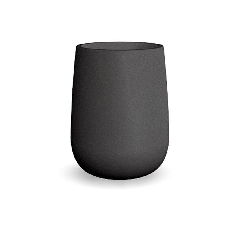 Camelia high Jardinière ronde d'intérieur et d'extérieur pour plantes et fleurs, extrêmement résistante aux intempéries. Fabriqué en polyéthylène en