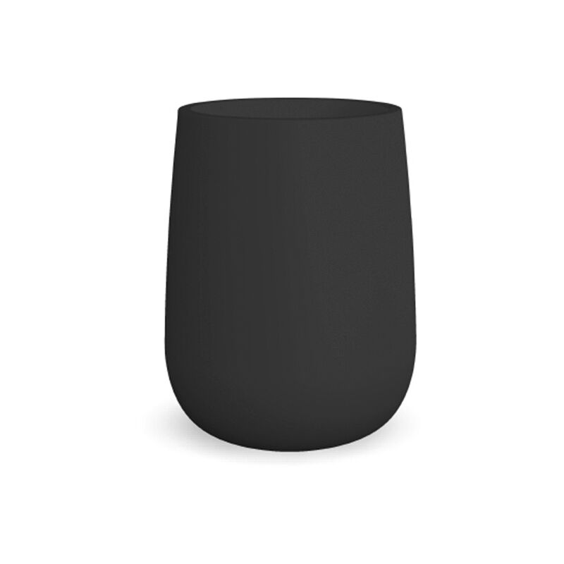 Camelia high Jardinière ronde d'intérieur et d'extérieur pour plantes et fleurs, extrêmement résistante aux intempéries. Fabriqué en polyéthylène en