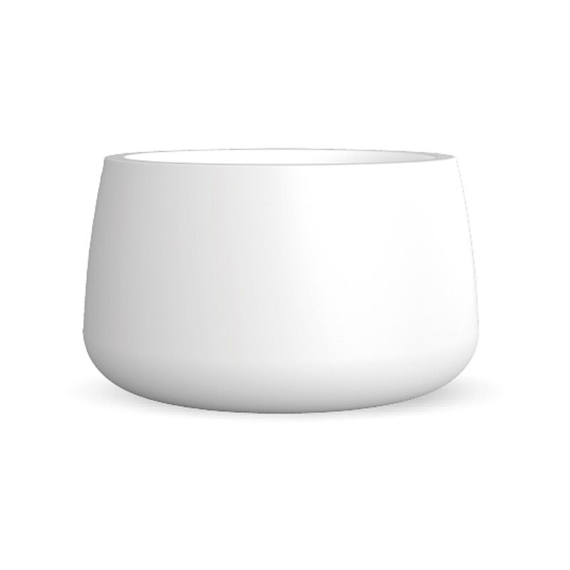 CAMELIA 80 Jardinière ronde d'intérieur et d'extérieur pour plantes et fleurs Très résistante au passage du temps. Fabriqué en polyéthylène en