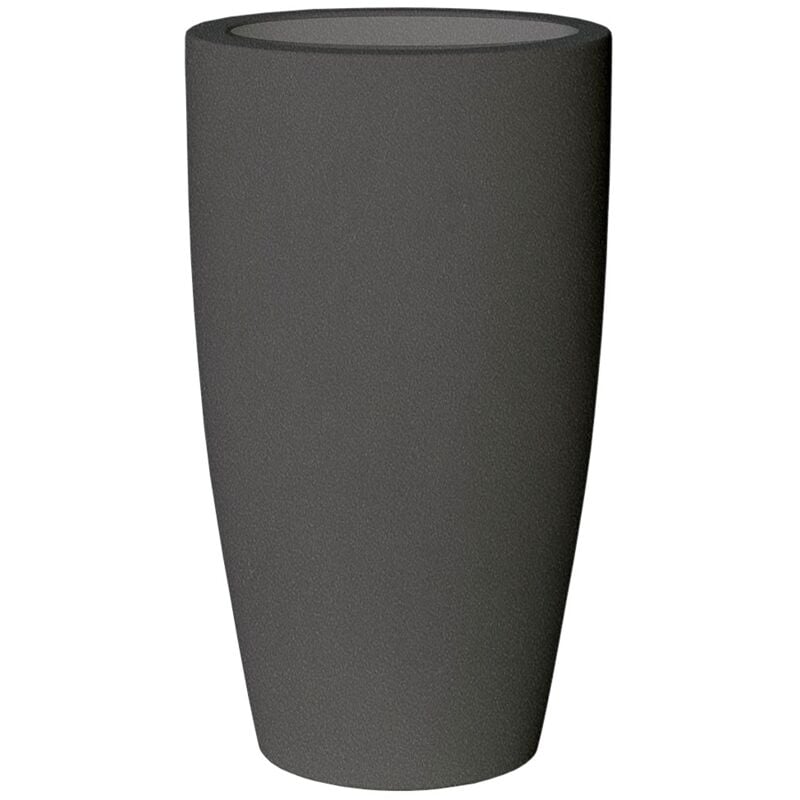 Bambú 70 Jardinière Ronde d'Intérieur et d'Extérieur Pour Plantes et Fleurs Très Résistante au Passage du Temps. Fabriqué en polyéthylène en Espagne