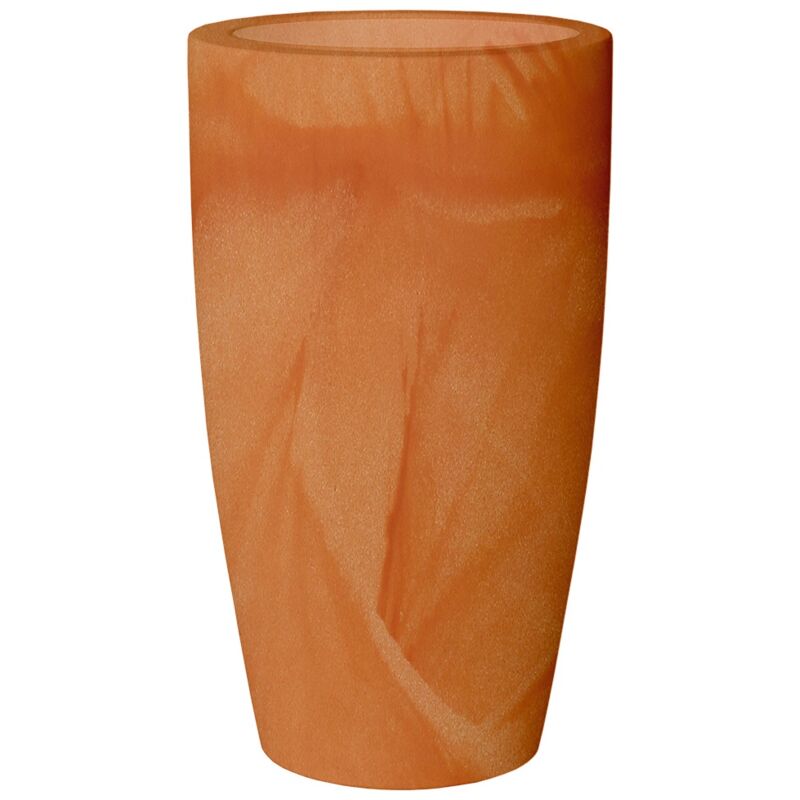 Bambú 90 Haut Jardinière Ronde d'Intérieur et d'Extérieur Pour Plantes et Fleurs Très Résistante au Passage du Temps. Fabriqué en polyéthylène en