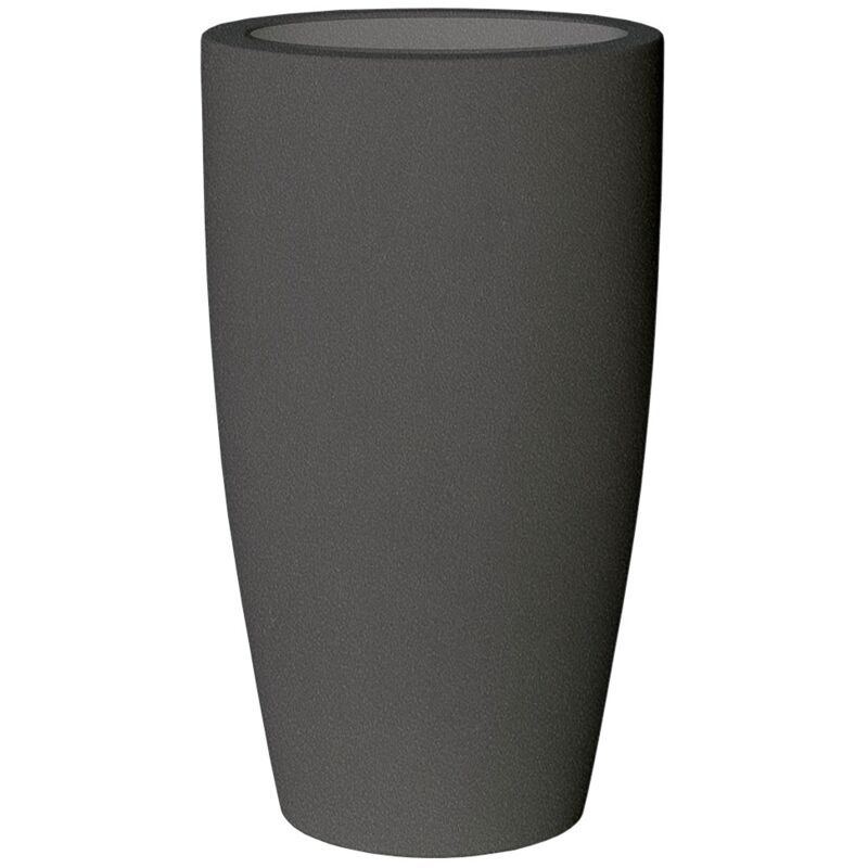 Bambú 90 Haut Jardinière Ronde d'Intérieur et d'Extérieur Pour Plantes et Fleurs Très Résistante au Passage du Temps. Fabriqué en polyéthylène en