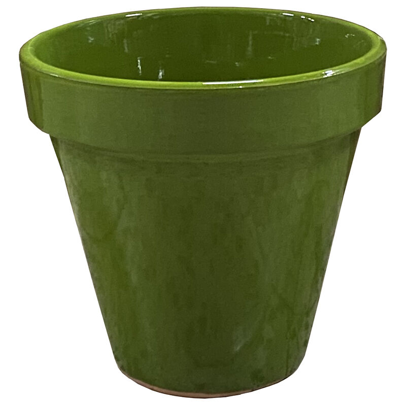 Pot en céramique vert 17X