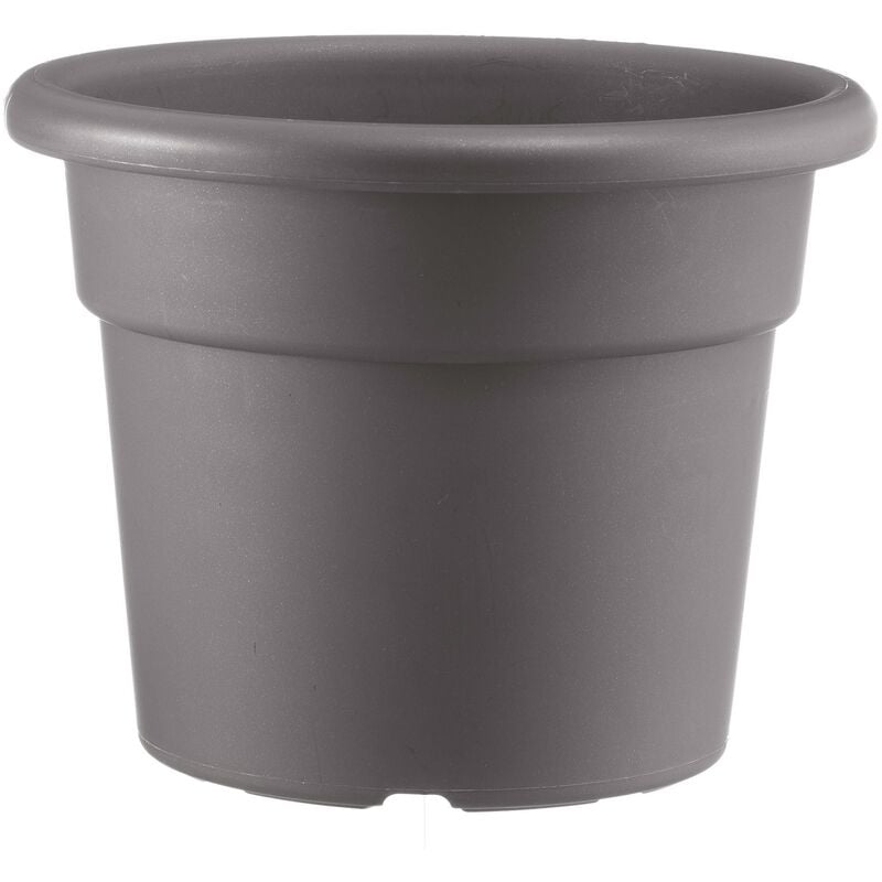 Pot cylindrique Ø 16 cm gris - Gris