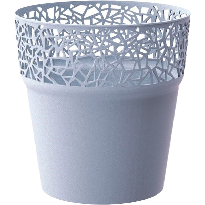 Prosperplast - Pot en plastique pour arbre de couleur gris glace 17,5 (l) x 17,5 (l) x 17,9 (h) cm