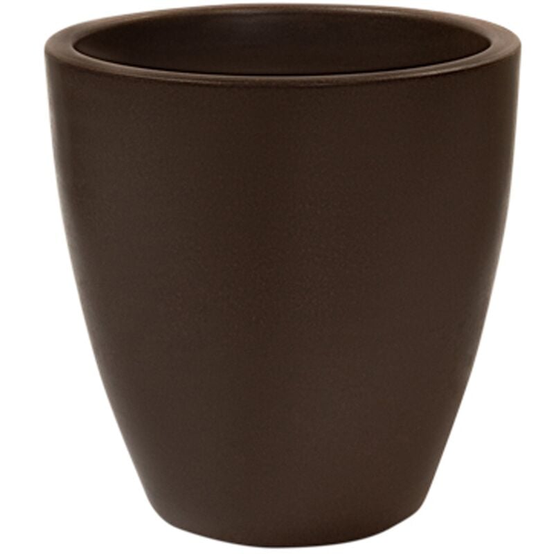 Pot en polyéthylène par rholle de couleur bronze 40x40 cm - Bronze
