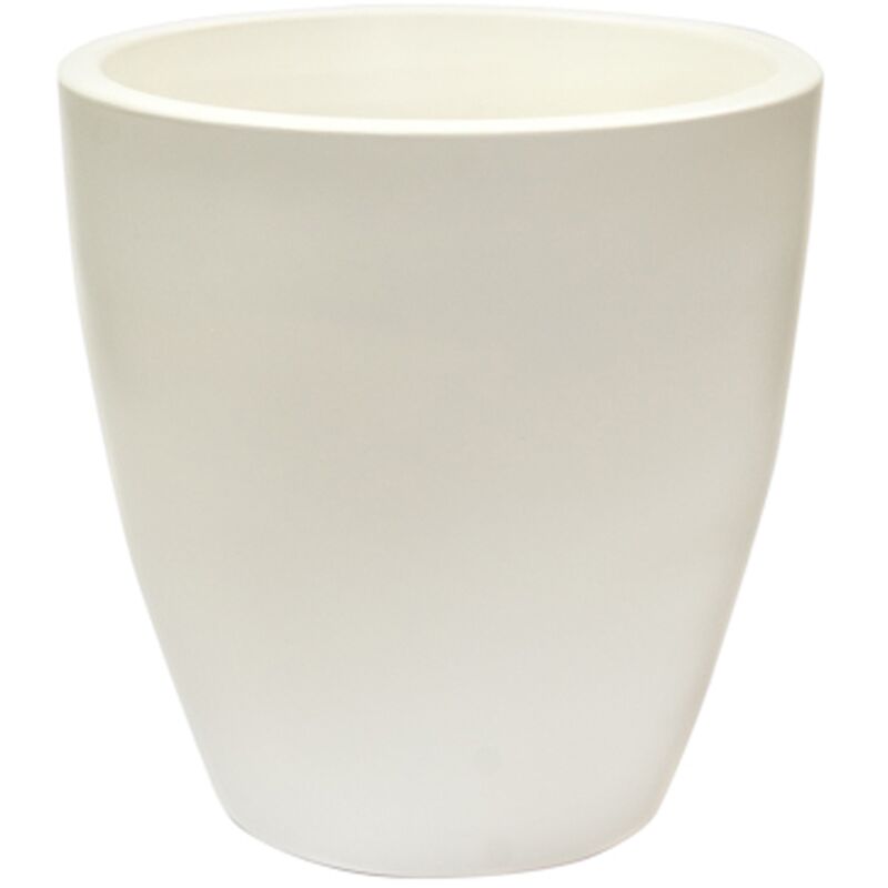 Wellhome - Pot en polyéthylène par Rhodgold blanc 40x40 cm - Blanc