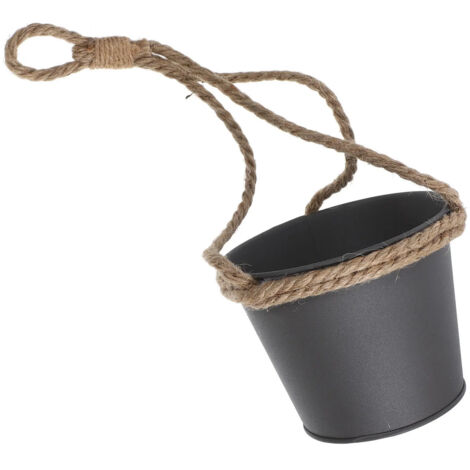 Pot en résine pour plantes succulentes en forme de maison de campagne : Pot D