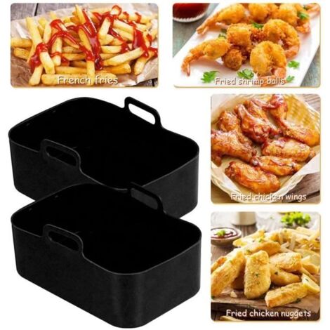 Pot en Silicone pour friteuse à Air MXZZAND DZ201 - Antiadhésif et résistant à la chaleur
