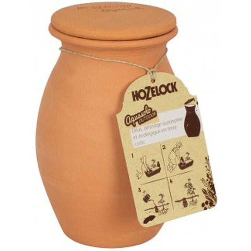 Hozelock - Pot en terre cuite micro-poreux 1.5l pour arrosage permaculture