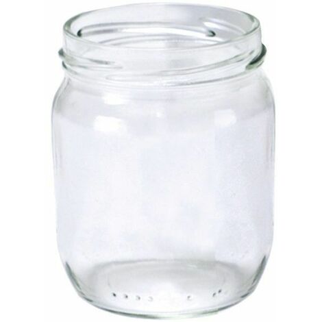 Pot en verre a l'unite sans couvercle pour yaourtiere Lagrange - Capacite : 185 g / Diametre : OE 6,8 cm.