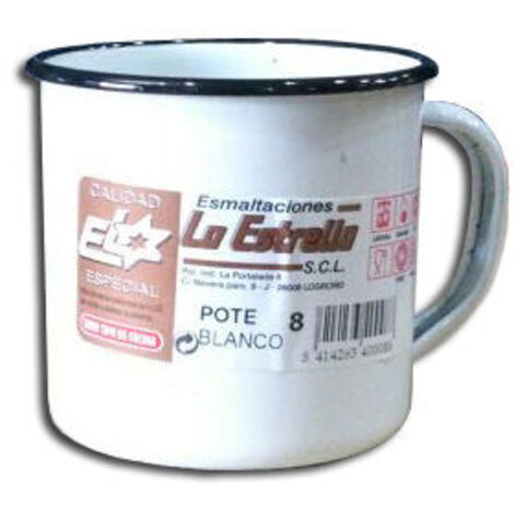 Pot étoile en porcelaine émaillée rustique 8 cm 400008