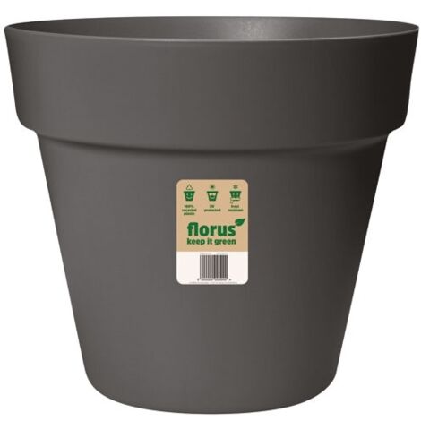 Pot Florus Paris D.40 Anthracite Design élégant, Durabilité Extérieure - Florus