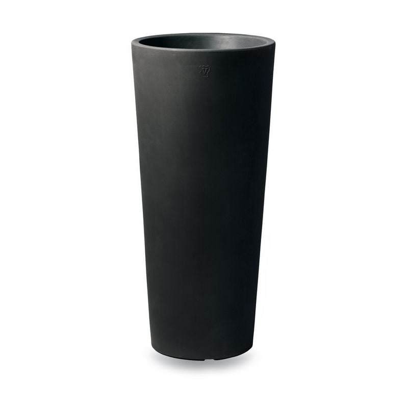 Vase haut rond Genesis Gris tourterelle - 85 cm - Gris tourterelle