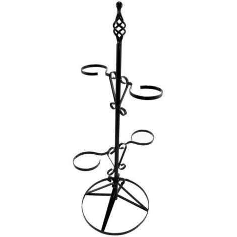 Pot Holder 103 cm Holds Four Pots Free Standing Garden Pride