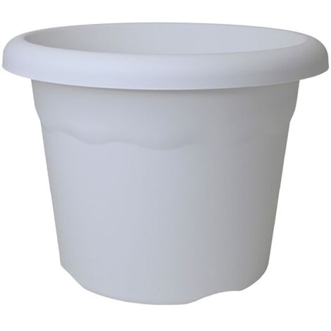 Pot Injection Blanc ø30cm Plastiken - Plastiken