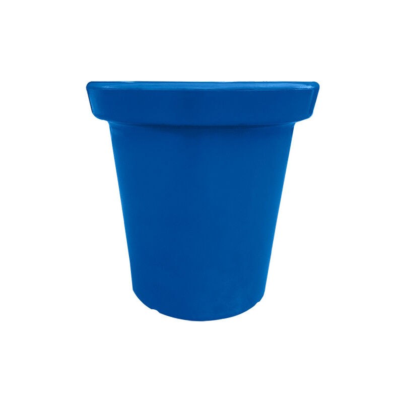 Plast'up Rotomoulage - Pot de fleurs rond xxl Delight 75l-Bleu-60cm - Bleu