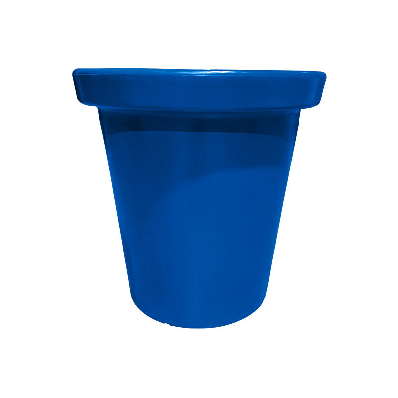 Pot de fleurs rond XXL Delight 420l-Bleu-100cm - Bleu