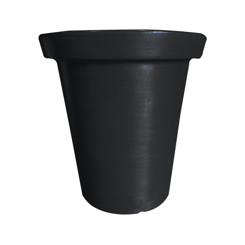 Plast'up Rotomoulage - Pot de fleurs rond xxl Delight 760l-Noir-120cm - Noir