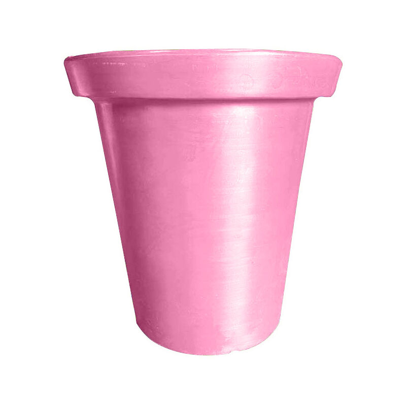 Plast'up Rotomoulage - Pot de fleurs rond xxl Delight 760l-Rose-120cm - Rose