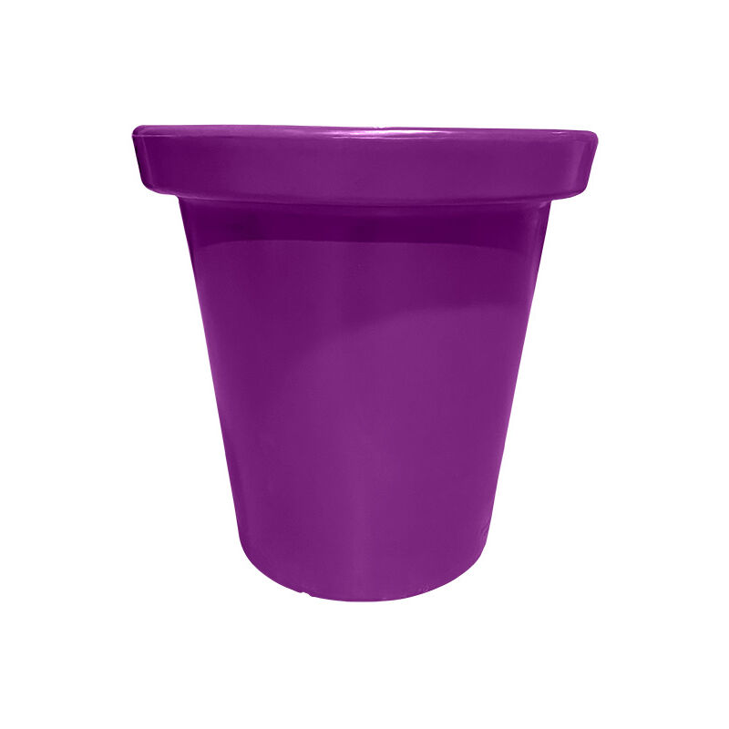 Plast'up Rotomoulage - Pot de fleurs rond xxl Delight 420l-Violet-100cm - Violet