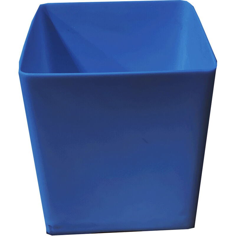 Plast'up Rotomoulage - Pot de fleurs Cubio 85 l-Bleu-50cm - Bleu