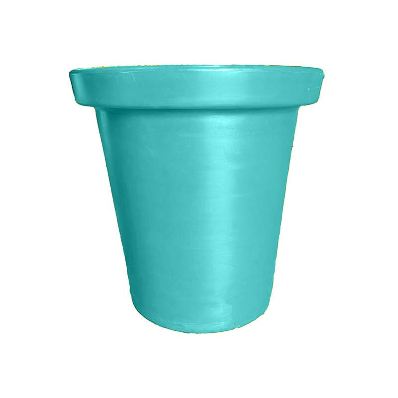 Plast'up Rotomoulage - Pot de fleurs rond xxl Delight 420l-Menthe fraiche-100cm - Menthe fraiche