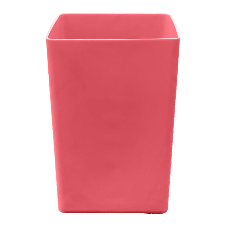 Plast'up Rotomoulage - Pot de fleur cubique Suerte 120 l-Rouge Fraise-67cm - Rouge Fraise