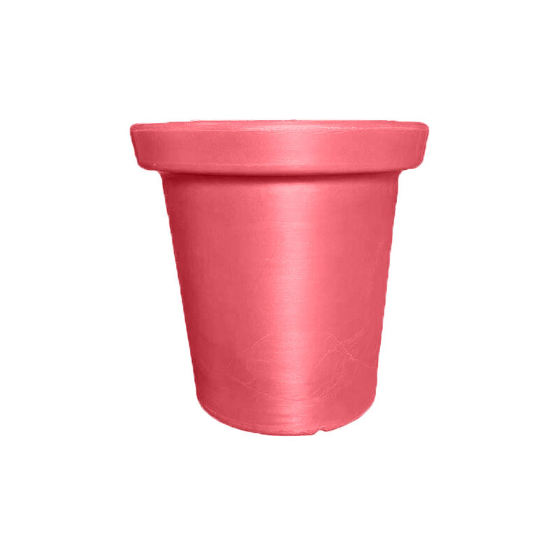 Pot de fleurs rond xxl Delight 75l-Rouge Fraise-60cm - Rouge Fraise