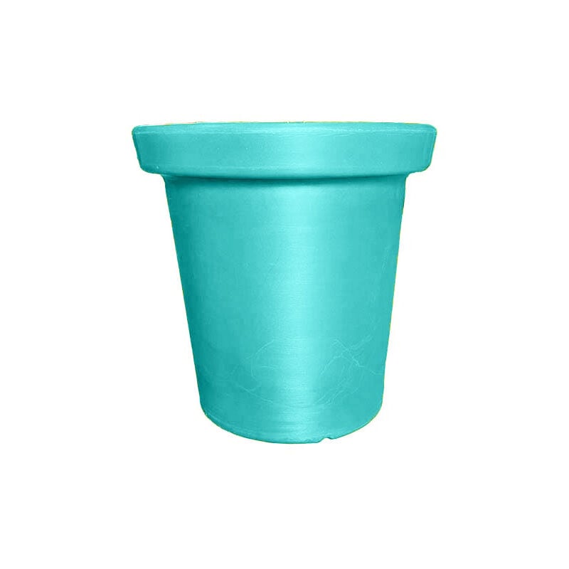 Plast'up Rotomoulage - Pot de fleurs rond xxl Delight 75l-Menthe fraiche-60cm - Menthe fraiche