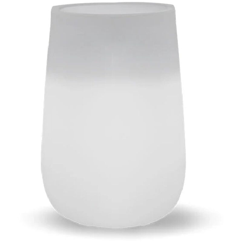 Newgarden - camelia high Jardinière ronde avec lumière pour plantes et fleurs, très résistante. Lumière blanche froide avec câble. Fabriqué en