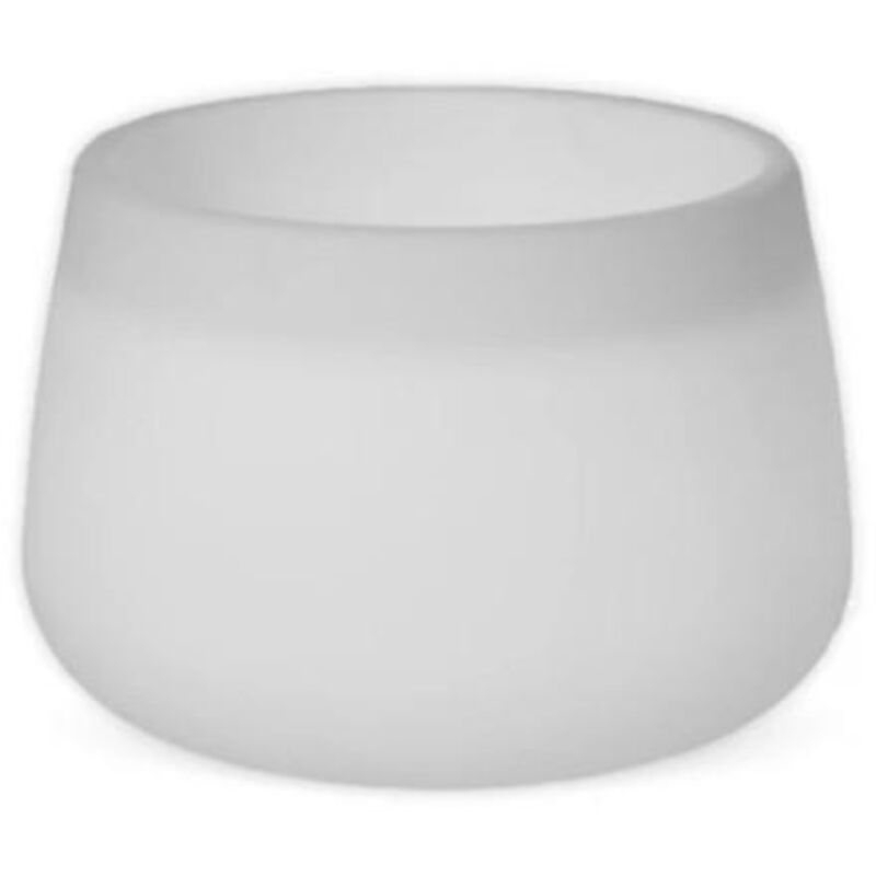 CAMELIA 60 Jardinière Ronde d'Intérieur et d'Extérieur avec Lumière pour Plantes et Fleurs Très Résistante. Lumière blanc froid avec câble. Fabriqué