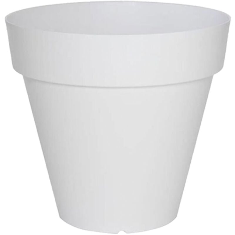 Pot de fleur Wellhome 15L blanc - 35x30 cm - 'ale-x' - Blanc