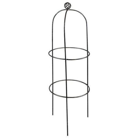 Pot Obelisks - Plastic Coated in Black