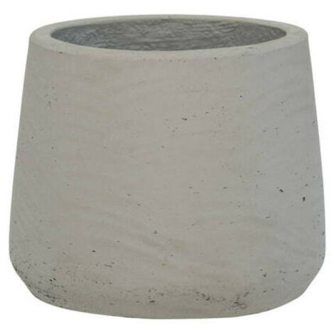 Pot Patt M Gris Effet béton 16,5cm