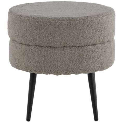 Pot Pouf Ø40cm grau.