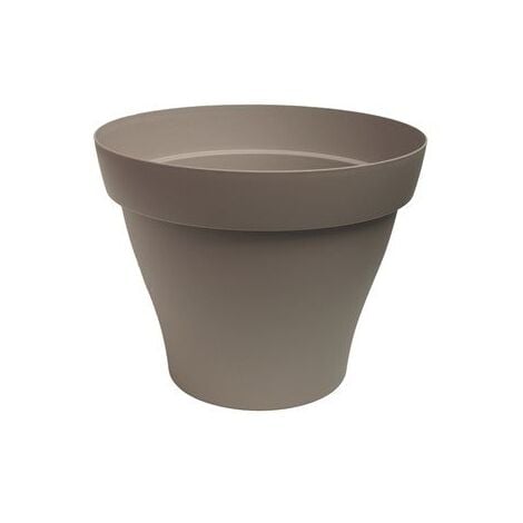 Soucoupe Pot de fleurs Joy 25 kaki recyclée Ø18,9cm - POETIC - Mr.Bricolage