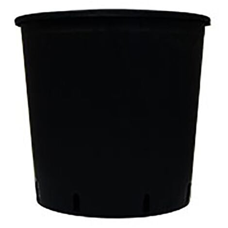 Pot rond - 18.5L - Noir - 30x30