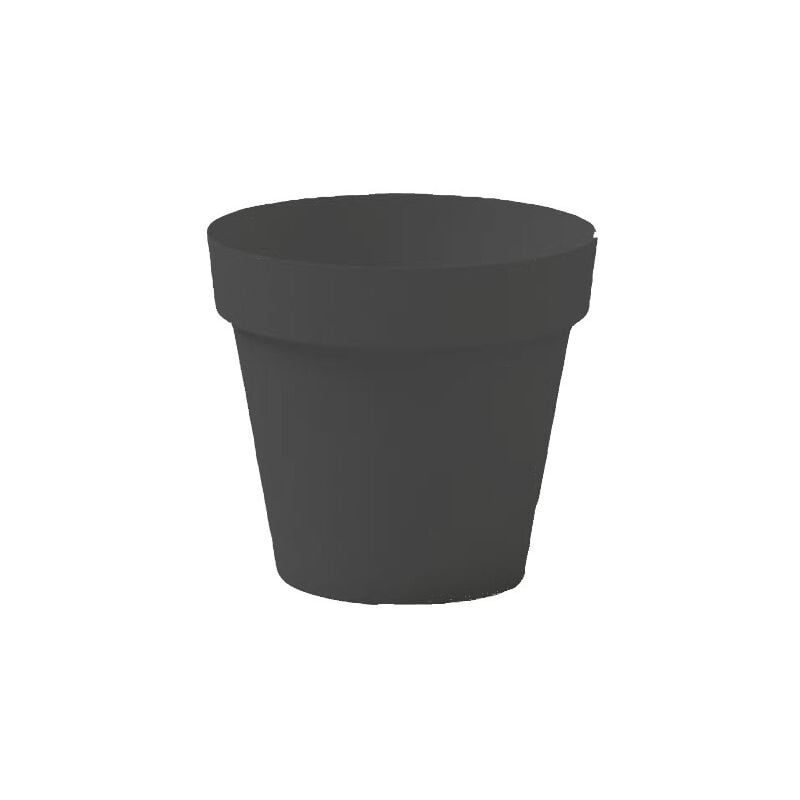 Vase Cléo rond Anthracite - 40 cm