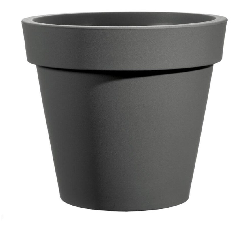 Vase Easy rond Anthracite - 35 cm