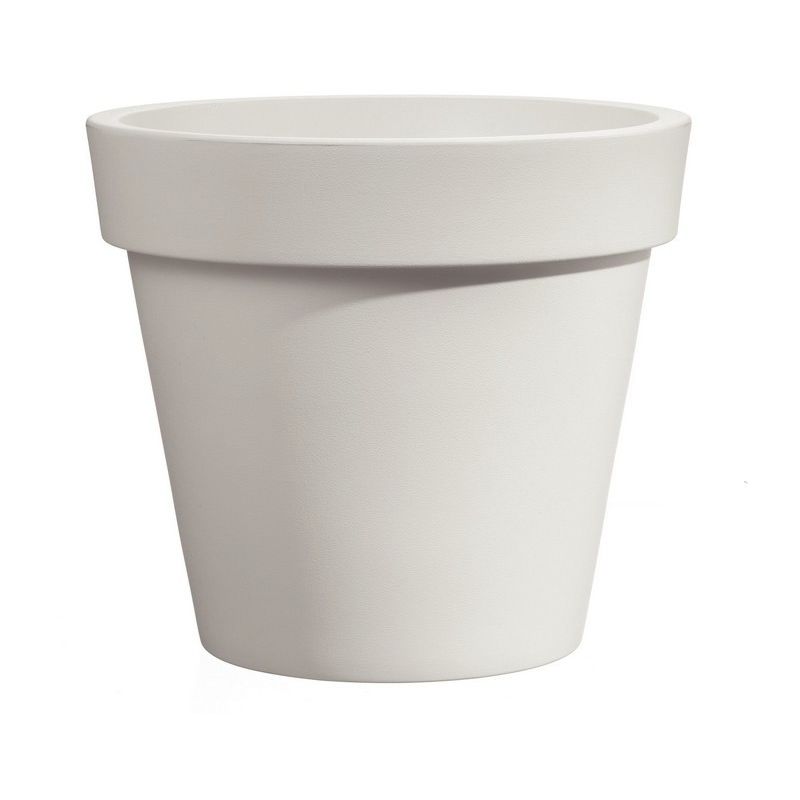 Vase Easy rond Gris tourterelle - 55 cm - Gris tourterelle